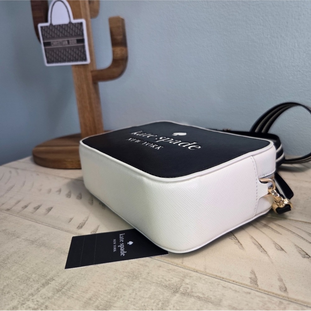 Kate Spade Black and Cream Crossbody Bag - Picture 10 of 14
